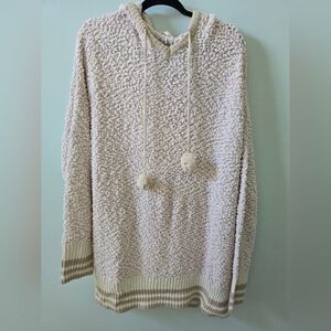 ODDY Cream Textured Sweater
